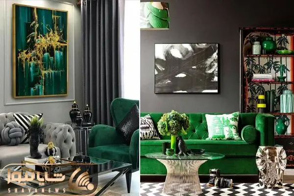 چیدمان سبز در خانه