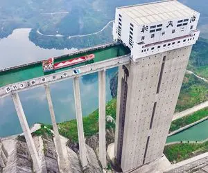 شاهراه های عظیم / درون بلندترین آسانسور قایق چین که تاکنون ساخته شده است