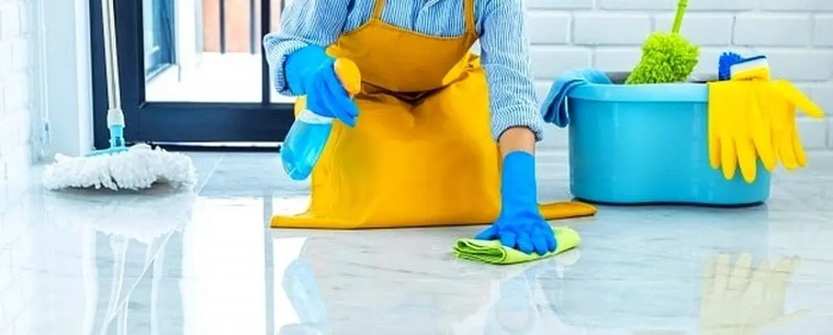 تمیز کردن سرامیک های کف