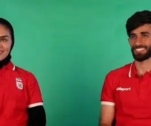 وقتی بازیکن تیم ملی همسرش را در اردو سورپرایز کرد + ویدئو