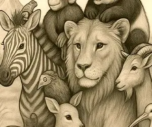 بازی فکری؛ هوشت در حد نیکولا تسلا بالای ۱۶۱ پس تو 5 ثانیه حیوانات جنگل رو بشمار