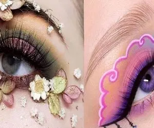 مدل سایه چشم فانتزی ۲۰۲۵/ با این مدل سایه و آرایش همه چشما روت قفل میشه