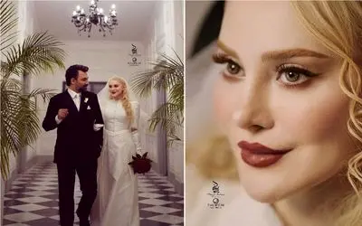 دومین ازدواج آرام جعفری با الهام از مرلین مونرو؛ جهاز برون ست چشاش با فرش دست بافت