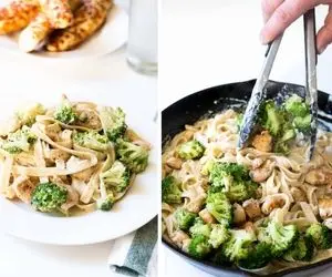 طرز تهیه پاستا مرغ و بروکلی که انگشتاتم باهش میخوری؛ نیم ساعت هم وقتت رو نمیگیره هااا!