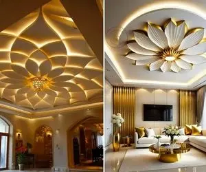 مدرن ترین ایده های تزیین سقف 2025 / کارایی قطعی و شیک با زیبایی بی برو و برگرد دیزاین