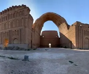 بخش دیگری از ایوان طاق کسری فرو ریخت!