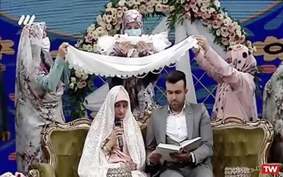 (ویدیو) مراسم عقد در برنامه زوجی نو؛ عروس زیرلفظی خواست!