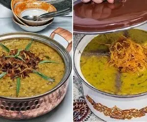 طرز تهیه آش بازاری کازرونی / غذای خوشمزه شیرازی با بهترین دستور