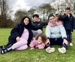 وقتی عکسِ زنِ رونالدو حسابی سعودیارو مگسی کرد؛ شوخی عجیب پسر کریس با جورجینا