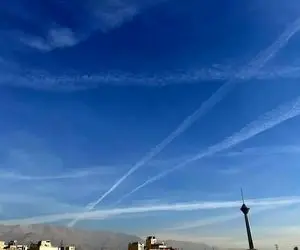 راز خطوط سفید آسمان؛ تهران تحت آزمایش شیمیایی؟!