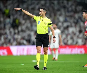 حمله شبکه رئال به داور بازی با اتلتیکو مادرید