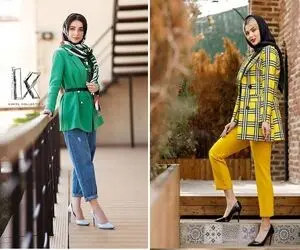 اگه از مانتو های تیره و خنثی خسته شدی بزن تو کار رنگی رنگیا؛ معرفی چنتا ترکیب رنگی جذاب
