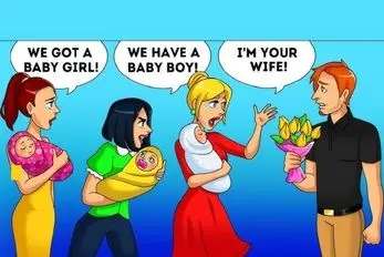 بازی فکری؛ اگه هوشت به جونت بنده بگو زن و بچه آقای آلزایمری کدومه