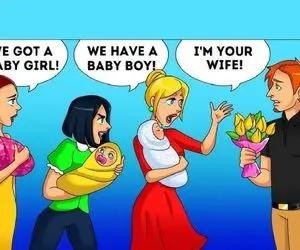 بازی فکری؛ اگه هوشت به جونت بنده بگو زن و بچه آقای آلزایمری کدومه