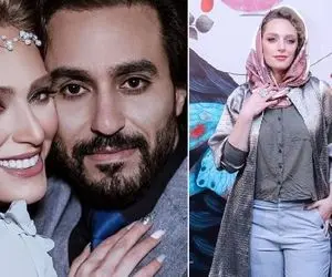 ازدواج و لواشک پوشی نگین معتضدی با دو متر گیس سیم تلفنی؛ کافه پر زرق و برق چی میگه!