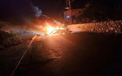 شهادت چند تن در پی حمله پهپادی رژیم صهیونیستی به یک خودرو در لبنان