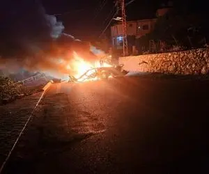 شهادت چند تن در پی حمله پهپادی رژیم صهیونیستی به یک خودرو در لبنان