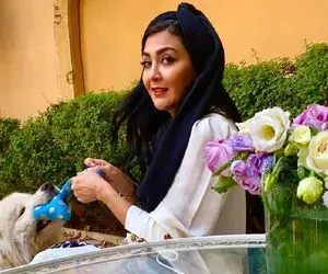 خانم بازیگر شُل حجاب با این چهره ملوس سگ باز است! +عکس