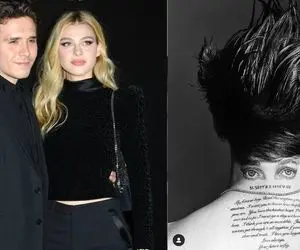 (عکس) ابراز عشق به شیوه پسر دیوید بکام!