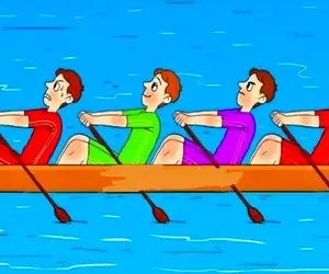 بازی فکری؛ یکی از پسرا داره از زیر کار درمیره و پارو نمیزنه پیداش کنی بیگ لایک داری