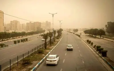 وضعیت «قرمز» هوا در اهواز