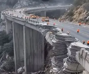 معماری طبیعت؛ پل نفس های آخر خودشو و اونایی که روش هستنو یکی کرد
