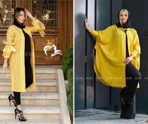 به مانتوی زرد شال یا روسری چه رنگی میاد؟