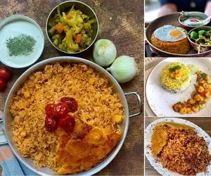 واسه ناهار هیچی به ذهنت نمیرسه حوصله خورشت درست کردنَم نداری؟ این پلوهای مخلوط رو دریاب