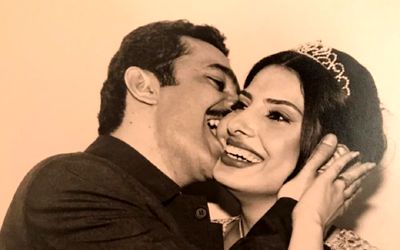 عکس عروسی آیدا کیخایی در آغوش همسرش اینستاگرام را ترکاند!