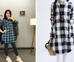 مانتو چهارخونه از بهتریناست پس ست کردنشو یاد بگیر؛ پاییزتو خوشتیپ بگذرووون 