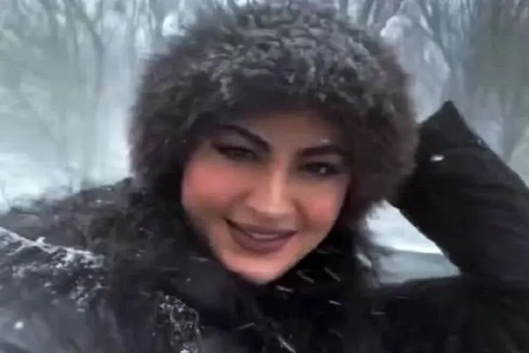 آواز احساسی؛ مریم مومن و شوهرش تو کندوان برفی عشق به پا کردن