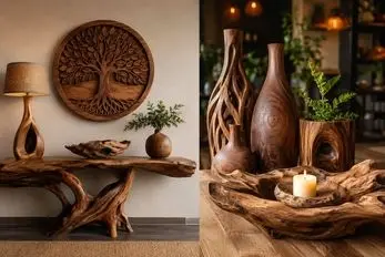 دکوری های شیک چوبی؛ محبوب ترین آیتم های تزیینی برای طراحی داخلی مینیمال و مدرن