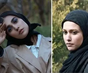 عکس لب دریای آدرینا صادقی بازیگر مائده احضار