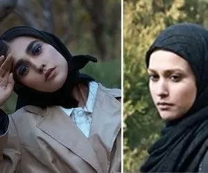 عکس لب دریای آدرینا صادقی بازیگر مائده احضار