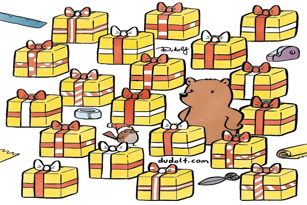 تست-هوش-یافتن-جعبه-هدیه-بدون-جفت