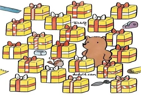 بازی فکری؛ اگه جعبه کادویی که جفت نداره رو پیدا کنی باید به هوشت بنازی استاد