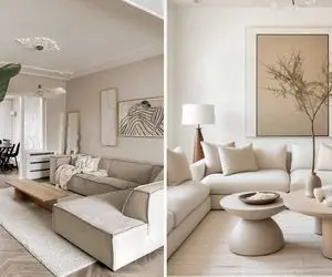 اصول چیدمان سالن پذیرایی به سبک مینیمال / فضای خونه رو چشمگیر و دلنشین دکور کن