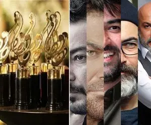 جشن حافظ بترکون امسال که با حضور خوش پوش ترین بازیگرای مرد مزین شد/ چشات چهارتا میشه!