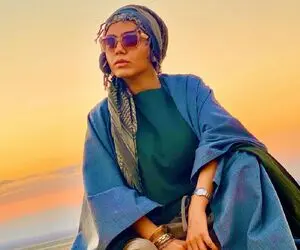 (عکس) کیش گردی آزاده زارعی اینبار!