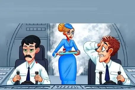 بازی فکری؛ اگه حس ششمت انقد قویه که خودتم کفت میبره بگو خلبان خطرناکه یا مهماندار