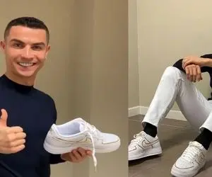 (ویدیو) رونمایی از هدیه خاص نایکی به رونالدو