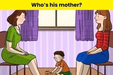 بازی فکری؛ اگه از هوش خدا برات کم نگذاشته بگو کدوم خانم مادر این بچه است؟