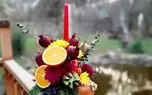ایده های خلاقانه؛ تزئین گلدان میوه برای شب یلدا