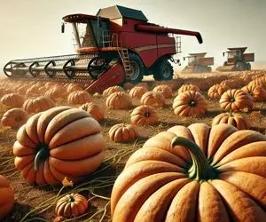 کشاورزی نوین؛ با تجهیزات نوین بیش از 1 میلیون تن کدو رو تو چند هزار هکتار زمین کاشتن