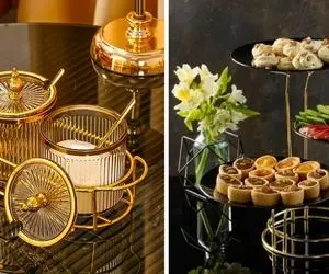 ظرف و ظروف اردو خوری شیک و مدرن / غذات بد مزه ترینم باشه تو این خوشگلا بریزی لذیذه