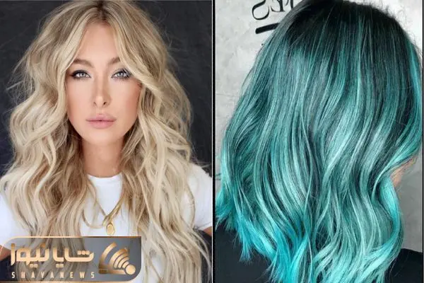 رنگ مو ترند سال