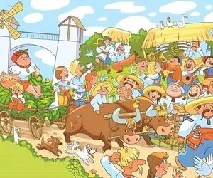 بازی فکری؛ فقط اونایی که چشمای همچون شاهین و عقاب دارن میتونن توت فرنگی رو پیدا کنن 