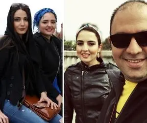 نرگس محمدی بعد ستایش اونورآب گیسارو به باااد داد؛ خانوم با آقاشون چه ترامپولینی رفت!