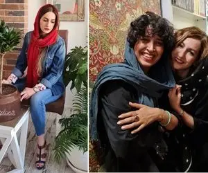 تریپای پاشنه بلند و ژَذاب "شقایق دهقان" که با فِیس چروکش خیلی فرق دارن؛ جوجش چه غولیه!