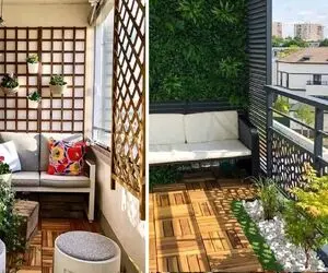 میخوای دو دقه بشینی تو بالکن شیش تا چشم همسایه روته؟  دید تراسو اینجوری خوشگل بپوشون